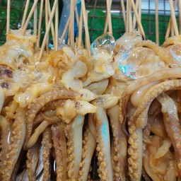 หนวดปลาหมึกย่างเซ็ท10แถม1