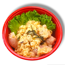 ข้าวหน้าไก่โอโยโกะ ด้ง (ไก่ไข่)ฟรีซุป