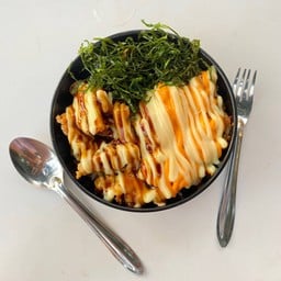 ข้าวไก่ราด3ซอส