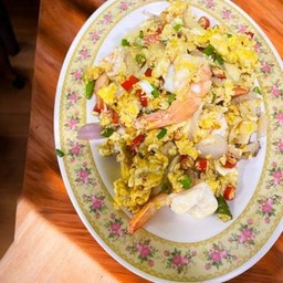 ไข่ขยี้กุ้ง