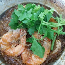 เส้นแก้ว กุ้งอบวุ้นเส้น