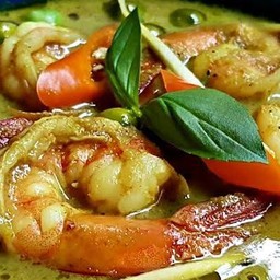 แกงเขียวหวานกุ้ง