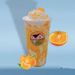 นมสดน้ำส้มปั่น