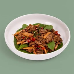 เสือร้องไห้คั่วหน่อไม้ดอง(กับข้าว)