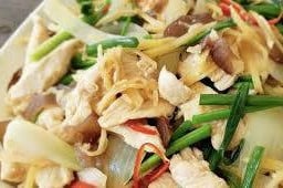 ไก่ผัดขิง