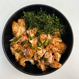 ข้าวลาบไก่กรอบ