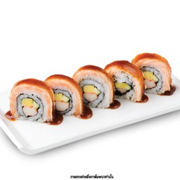 โรลแซลมอนซอสไซเกียว (Salmon Saikyo Roll)