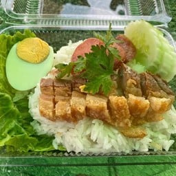 ข้าวหมูกรอบ