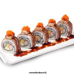 โรลวากิวฟัวกราส์ (Wagyu Foie Gras Roll)