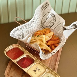 GLAM French Fried! - Trio Fries with Quartet Dips