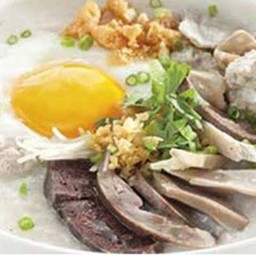 โจ๊กเครื่องใน (ตับ หมูสับ หัวใจ ไส้ ) ขายดีหนักมาก