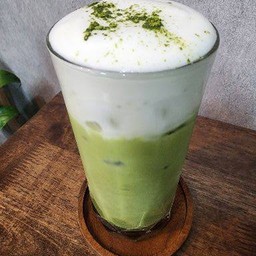 มัทฉะลาเต้ (เย็น)