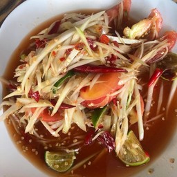 ตำน้ำปลา(ไม่ใส่ปลาร้า)