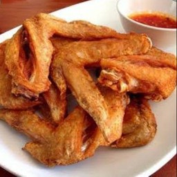 ไก่ทอดหาดใหญ่ 4ชิ้น (ปีกกลาง+ปลาย)รอทอด10นาที