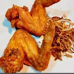ไก่ทอดน้ำปลา ( ปีกเต็ม ) 6ชิ้น รอทอด15นาที