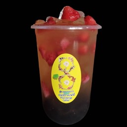 ชา สตอเบอรี่ (มีเนื้อสตอเบอรี่)