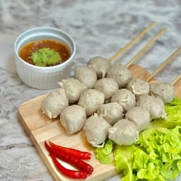 ลูกชิ้นเอ็นหมูย่าง