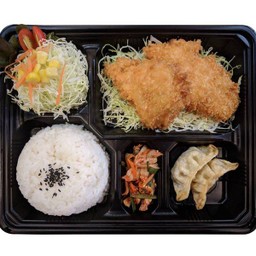 ชุดเบนโตะแซลมอนคัตสึ ฟรี มิโซะซุป