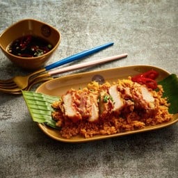 ยำหมูกรอบ