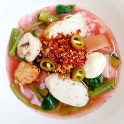 ก๋วยเตี๋ยวเย็นตาโฟต้มยำน้ำ (ธรรมดา)