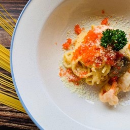 สปาเก็ตตี้ ครีมกุ้ง