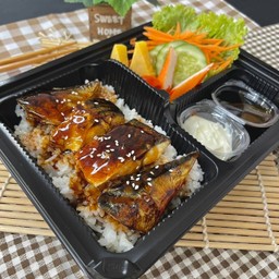 เบนโตะข้าวหน้าปลาซาบ๊ะล้วน