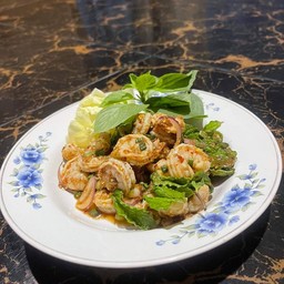 ลาบกุ้งสะดุ้ง