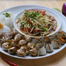 2นางชวนจิ้ม(หอยแครง+หอยหวาน