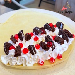 เครปเย็น โอริโอ้+บราวนี่+เยลลี่แดง