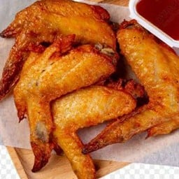 ไก่ทอดน้ำปลา 4ชิ้น (ปีกกลางปลาย) รอทอด10นาที