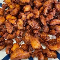 เนื้อไก่ติดหนัง ทอดชุดใหญ่ 500กรัม (ก่อนทอด)