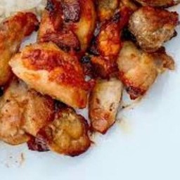 ไก่ทอดน้ำปลา กับข้าว