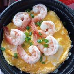 ข้าวไข่ข้นกุ้ง