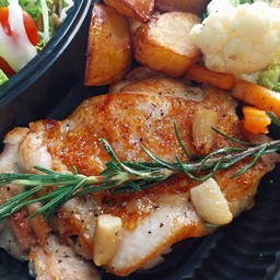 สเต็กไก่พริกไทยดำ