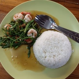 ข้าวกระเฉดกุ้ง