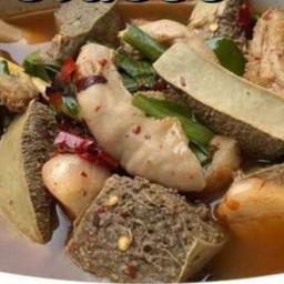 ต้มแซ่บเครื่องในเนื้อ