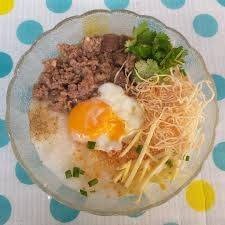 โจ๊กเนื้อใส่ไข่ 5แถม1