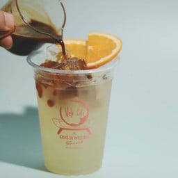 Yuzu Soda With Espresso Shot