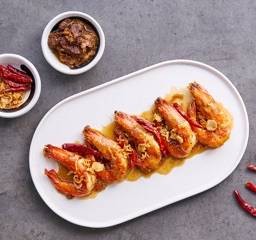 กุ้งผัดซอสมะขาม