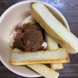 ไอศกรีมกะทิปังปิ้งภูเขาไฟ