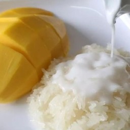 ข้าวเหนียวมะม่วง(น้ำดอกไม้)ชุดเล็ก