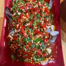 กุ้งแช่น้ำปลา