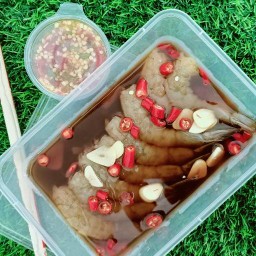 กุ้งดองซีอิ๊ว ร้านบิ๊กอร