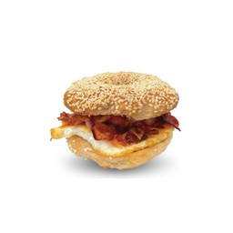 Bacon Egg and Cheddar Bagel Sandwich