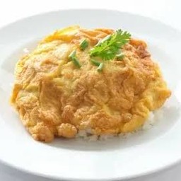 [อร่อยซ่ากับโค้ก] ข้าว ไข่เจียว 2ฟอง +  โค้ก ออริจินัล (ขวด)