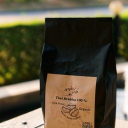เมล็ดกาแฟอาราบิก้าคั่วเข้ม (premium )  500 กรัม