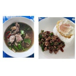 โอบี อาหารตามสั่ง ตลาดเจ้ฟ้ามาร์เก็ต โป่งไผ่