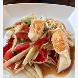 ตำลาวไข่เค็ม