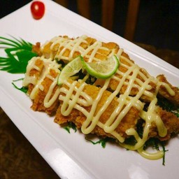 ไก่กรอบซอสมะนาว