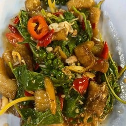 เนื้อปลากะพงผัดฉ่า